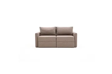 Savra Sovesofa med Divan 2-sits - Brun - Møbler - Sofaer - Sovesofaer - 2 seters sovesofa