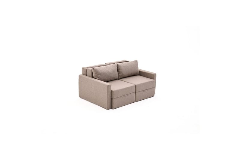 Savra Sovesofa med Divan 2-sits - Brun - Møbler - Sofaer - Sovesofaer - Sovesofa divan