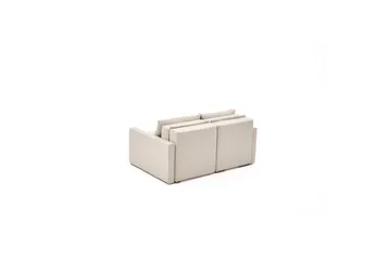 Savra Sovesofa med Divan 2-sits - Krem - Møbler - Sofaer - Sovesofaer - 2 seters sovesofa