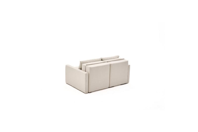 Savra Sovesofa med Divan 2-sits - Krem - Møbler - Sofaer - Sovesofaer - 2 seters sovesofa