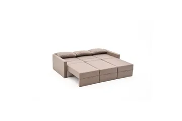 Savra Sovesofa med Divan 3-sits - Brun - Møbler - Sofaer - Sovesofaer - Hjørnesovesofa