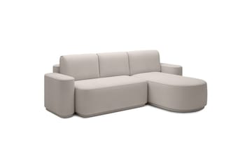 Seksjon Eltap Aurumm 285x92x180 cm - Amore 01, Hvit, Høyre - Møbler - Sofaer - Sovesofaer - Sovesofa divan
