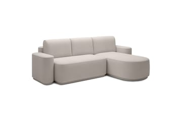 Seksjon Eltap Aurumm 285x92x180 cm - Amore 01, Hvit, Høyre - Møbler - Sofaer - Sovesofaer - Sovesofa divan