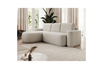 Seksjon Eltap Aurumm 285x92x180 cm - Amore 01, Hvit, Venstre - Møbler - Sofaer - Sovesofaer - Sovesofa divan