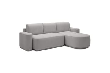 Seksjon Eltap Aurumm 285x92x180 cm - Amore 03, Lys grå, Høyre - Møbler - Sofaer - Sovesofaer - Sovesofa divan