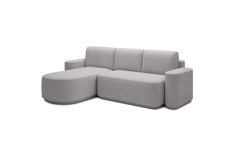 Seksjon Eltap Aurumm 285x92x180 cm - Amore 03, Lys grå, Venstre - Møbler - Sofaer - Sovesofaer - Sovesofa divan
