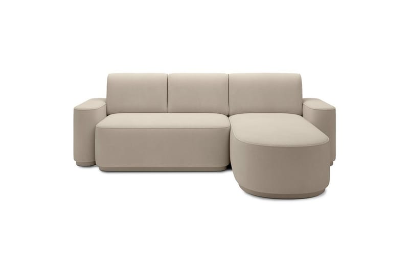 Seksjon Eltap Aurumm 285x92x180 cm - Amore 18, Beige, Høyre - Møbler - Sofaer - Sovesofaer - Sovesofa divan