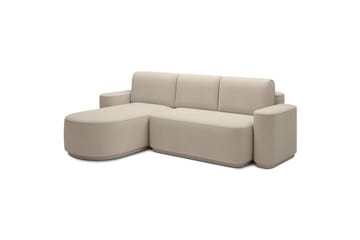 Seksjon Eltap Aurumm 285x92x180 cm - Amore 18, Beige, Venstre - Møbler - Sofaer - Sovesofaer - Sovesofa divan