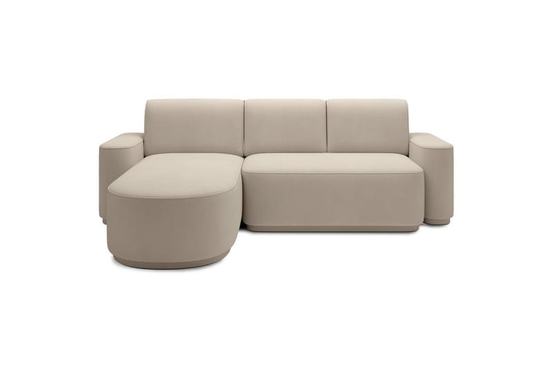 Seksjon Eltap Aurumm 285x92x180 cm - Amore 18, Beige, Venstre - Møbler - Sofaer - Sovesofaer - Sovesofa divan