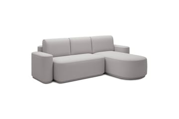 Seksjon Eltap Aurumm 285x92x180 cm - Enjoy 04, Grå, Høyre - Møbler - Sofaer - Sovesofaer - Sovesofa divan