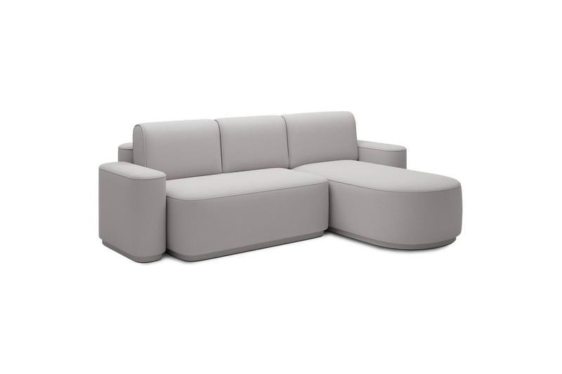 Seksjon Eltap Aurumm 285x92x180 cm - Enjoy 04, Grå, Høyre - Møbler - Sofaer - Sovesofaer - Sovesofa divan