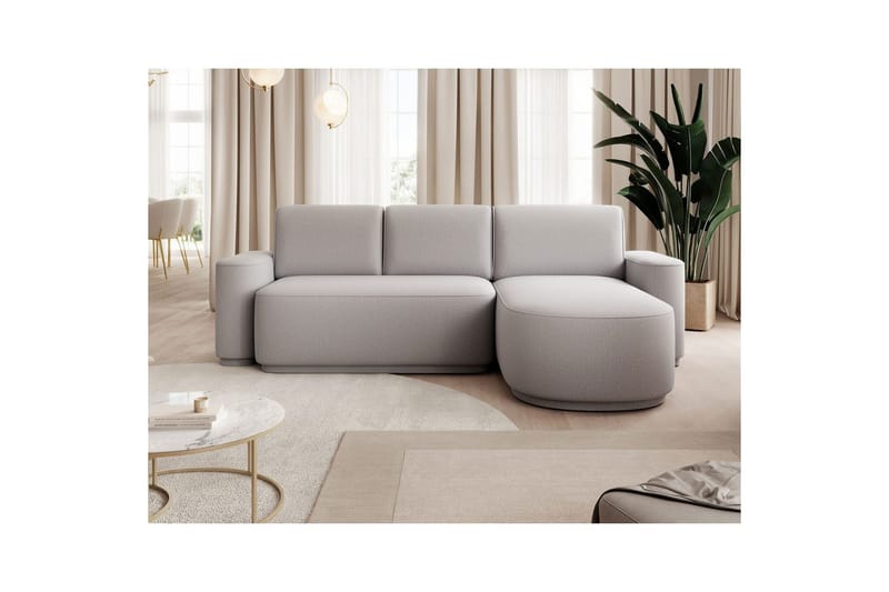 Seksjon Eltap Aurumm 285x92x180 cm - Enjoy 04, Gr å, Høyre - Møbler - Sofaer - Sovesofaer - Sovesofa divan