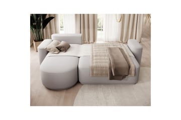 Seksjon Eltap Aurumm 285x92x180 cm - Enjoy 04, Grå, Venstre - Møbler - Sofaer - Sovesofaer - Sovesofa divan