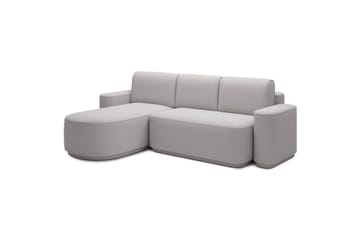 Seksjon Eltap Aurumm 285x92x180 cm - Enjoy 04, Grå, Venstre - Møbler - Sofaer - Sovesofaer - Sovesofa divan