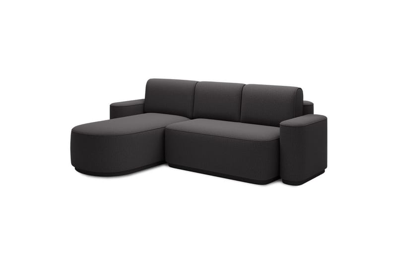 Seksjon Eltap Aurumm 285x92x180 cm - Enjoy 05, Mørk grå, Venstre - Møbler - Sofaer - Sovesofaer - Sovesofa divan