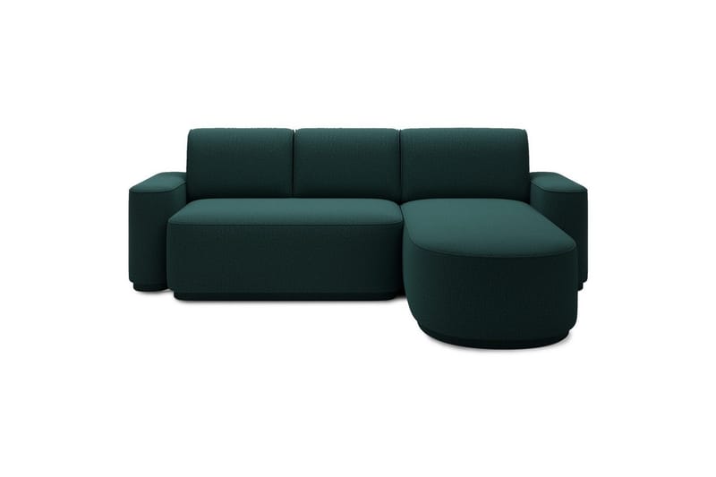 Seksjon Eltap Aurumm 285x92x180 cm - Enjoy 35, Grønn, Høyre - Møbler - Sofaer - Sovesofaer - Sovesofa divan