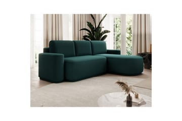 Seksjon Eltap Aurumm 285x92x180 cm - Enjoy 35, Grønn, Høyre - Møbler - Sofaer - Sovesofaer - Sovesofa divan