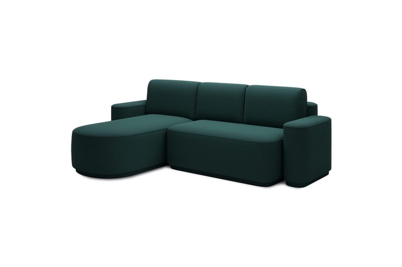 Seksjon Eltap Aurumm 285x92x180 cm - Enjoy 35, Grønn, Venstre - Møbler - Sofaer - Sovesofaer - Sovesofa divan