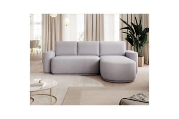 Seksjon Eltap Aurumm 285x92x180 cm - Touch 03, Lys Grå, Høyre - Møbler - Sofaer - Sovesofaer - Sovesofa divan