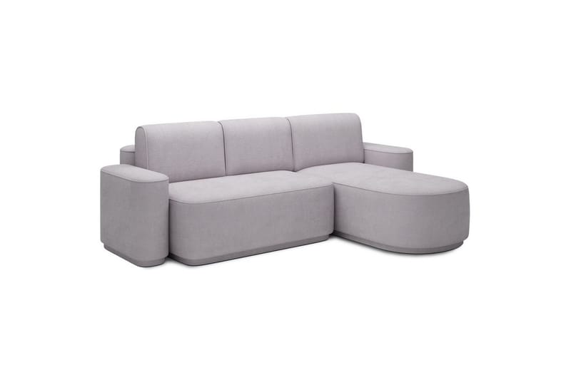 Seksjon Eltap Aurumm 285x92x180 cm - Touch 03, Lys Grå, Høyre - Møbler - Sofaer - Sovesofaer - Sovesofa divan