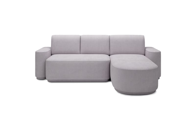 Seksjon Eltap Aurumm 285x92x180 cm - Touch 03, Lys Grå, Høyre - Møbler - Sofaer - Sovesofaer - Sovesofa divan