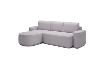 Seksjon Eltap Aurumm 285x92x180 cm - Touch 03, Lys Grå, Venstre - Møbler - Sofaer - Sovesofaer - Sovesofa divan
