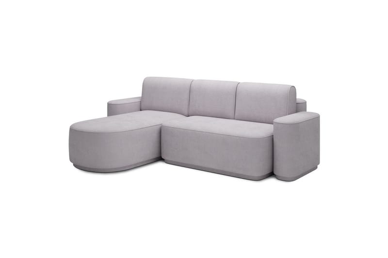 Seksjon Eltap Aurumm 285x92x180 cm - Touch 03, Lys Grå, Venstre - Møbler - Sofaer - Sovesofaer - Sovesofa divan