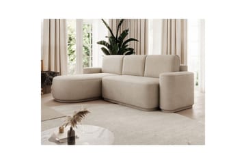 Seksjon Eltap Aurumm 285x92x180 cm - Touch 18, Beige, Venstre - Møbler - Sofaer - Sovesofaer - Sovesofa divan