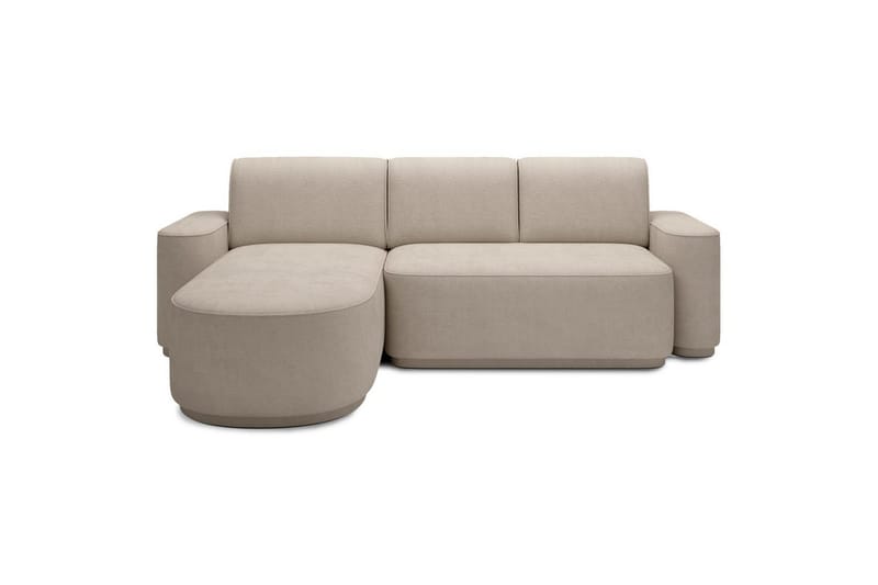 Seksjon Eltap Aurumm 285x92x180 cm - Touch 18, Beige, Venstre - Møbler - Sofaer - Sovesofaer - Sovesofa divan