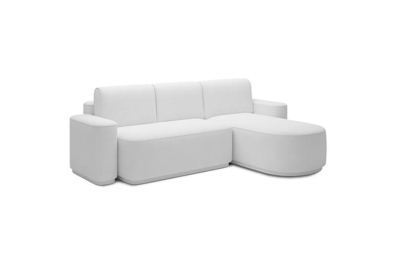 Seksjon Eltap Aurumm 285x92x180 cm - Paolli 01 Hvit, Høyre - Møbler - Sofaer - Sovesofaer - Sovesofa divan