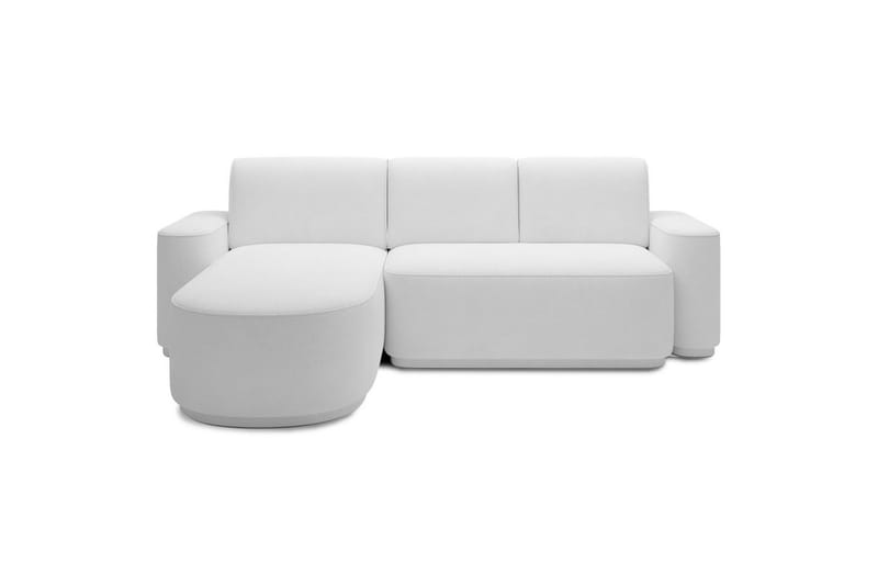 Seksjon Eltap Aurumm 285x92x180 cm - Paolli 01 Hvit, Venstre - Møbler - Sofaer - Sovesofaer - Sovesofa divan
