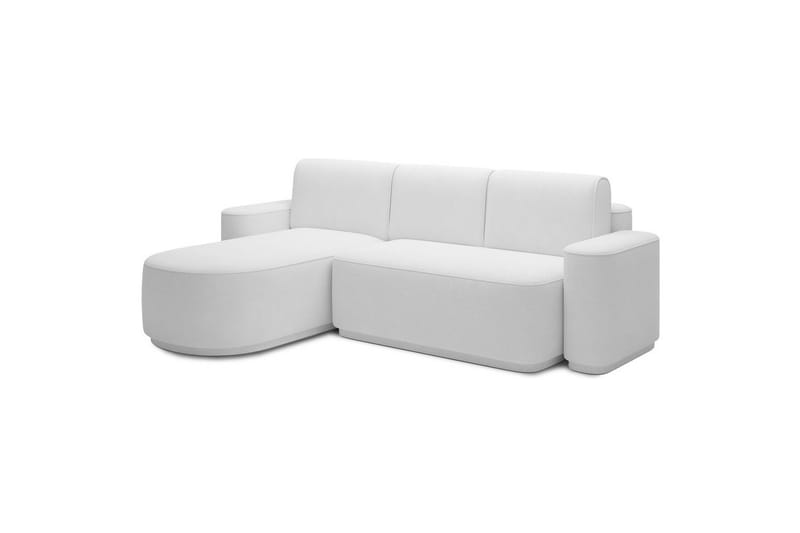 Seksjon Eltap Aurumm 285x92x180 cm - Paolli 01 Hvit, Venstre - Møbler - Sofaer - Sovesofaer - Sovesofa divan