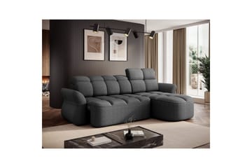 Seksjon Eltap Beneth 301x115x185 cm - Breona 04, Grå, Høyre - Møbler - Sofaer - Sovesofaer - Sovesofa divan