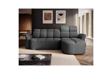 Seksjon Eltap Beneth 301x115x185 cm - Breona 04, Grå, Høyre - Møbler - Sofaer - Sovesofaer - Sovesofa divan