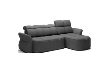 Seksjon Eltap Beneth 301x115x185 cm - Breona 04, Grå, Høyre - Møbler - Sofaer - Sovesofaer - Sovesofa divan
