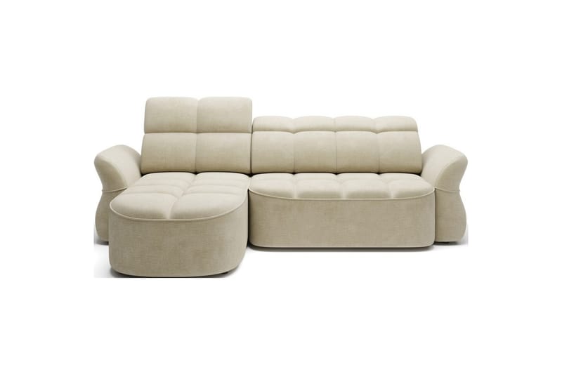 Seksjon Eltap Beneth 301x115x185 cm - Monolith 04, Beige, Venstre - Møbler - Sofaer - Sovesofaer - Sovesofa divan