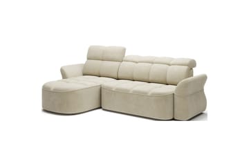 Seksjon Eltap Beneth 301x115x185 cm - Monolith 04, Beige, Venstre - Møbler - Sofaer - Sovesofaer - Sovesofa divan