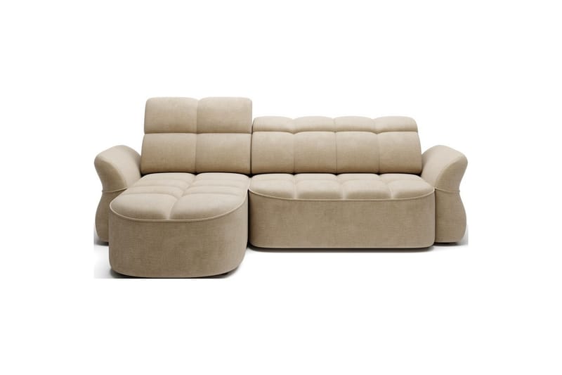 Seksjon Eltap Beneth 301x115x185 cm - Nube 20, Beige, Venstre - Møbler - Sofaer - Sovesofaer - Sovesofa divan