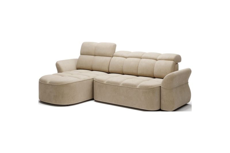 Seksjon Eltap Beneth 301x115x185 cm - Nube 20, Beige, Venstre - Møbler - Sofaer - Sovesofaer - Sovesofa divan