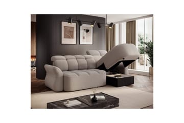 Seksjon Eltap Beneth 301x115x185 cm - Royal 18, Beige, Høyre - Møbler - Sofaer - Sovesofaer - Sovesofa divan