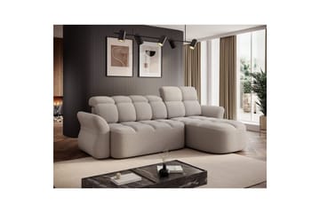 Seksjon Eltap Beneth 301x115x185 cm - Royal 18, Beige, Høyre - Møbler - Sofaer - Sovesofaer - Sovesofa divan