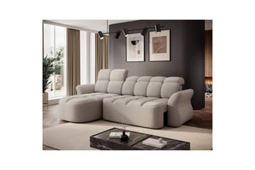 Seksjon Eltap Beneth 301x115x185 cm - Royal 18, Beige, Venstre - Møbler - Sofaer - Sovesofaer - Sovesofa divan