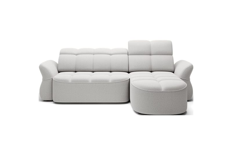 Seksjon Eltap Beneth 301x115x185 cm - Space 03, lys grå, Høyre - Møbler - Sofaer - Sovesofaer - Sovesofa divan