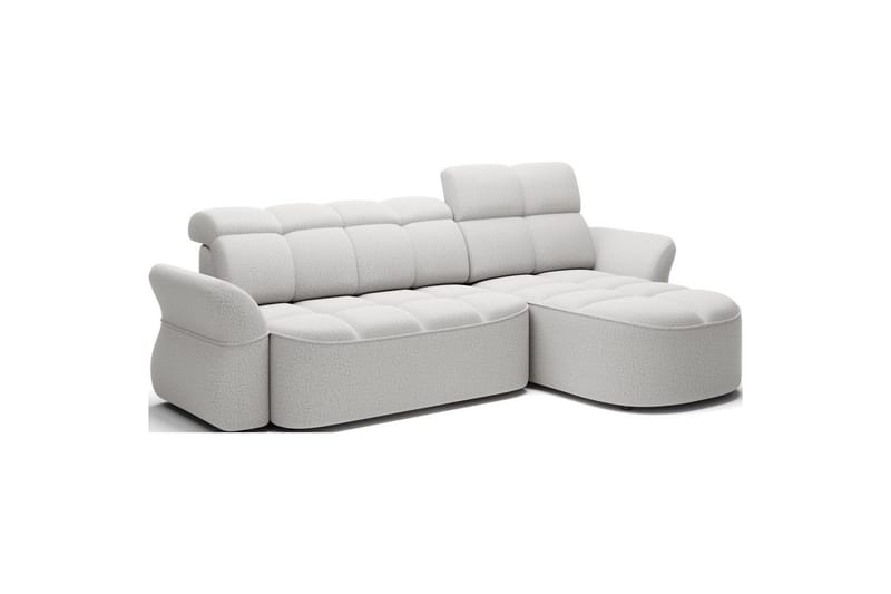 Seksjon Eltap Beneth 301x115x185 cm - Space 03, lys grå, Høyre - Møbler - Sofaer - Sovesofaer - Sovesofa divan
