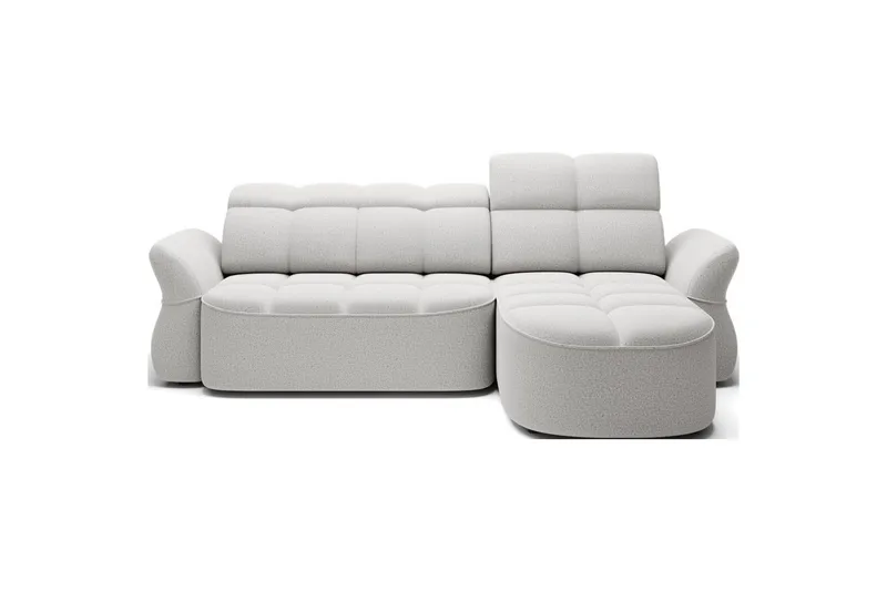 Seksjon Eltap Beneth 301x115x185 cm, Space 03, lys grå, Høyre