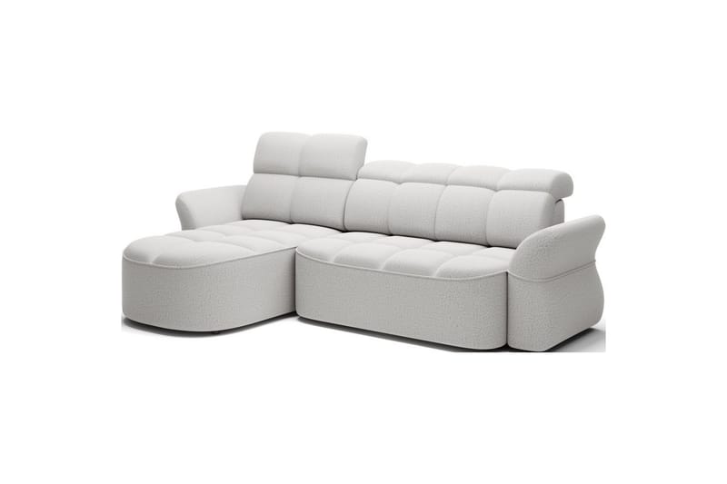 Seksjon Eltap Beneth 301x115x185 cm - Space 03, lys grå, Venstre - Møbler - Sofaer - Sovesofaer - Sovesofa divan