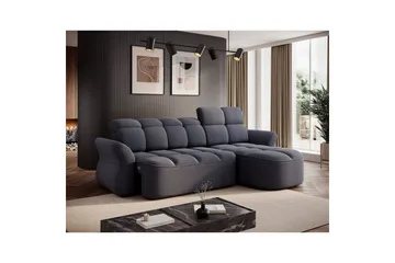 Seksjon Eltap Beneth 301x115x185 cm - Space 40, blå, Høyre - Møbler - Sofaer - Sovesofaer - Sovesofa divan