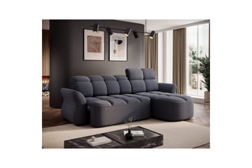 Seksjon Eltap Beneth 301x115x185 cm - Space 40, bl�å, Høyre - Møbler - Sofaer - Sovesofaer - Sovesofa divan