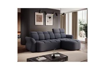 Seksjon Eltap Beneth 301x115x185 cm - Space 40, blå, Høyre - Møbler - Sofaer - Sovesofaer - Sovesofa divan