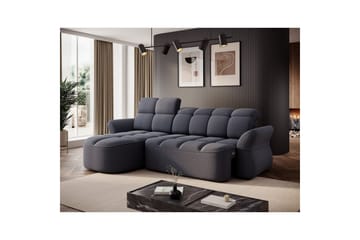 Seksjon Eltap Beneth 301x115x185 cm - Space 40, blå, Venstre - Møbler - Sofaer - Sovesofaer - Sovesofa divan